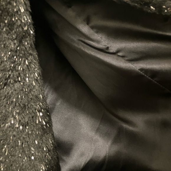 Betsey Johnson Glittery Black Teddy Jacket- Vintage hard to find Betsey - Picture 6 of 7